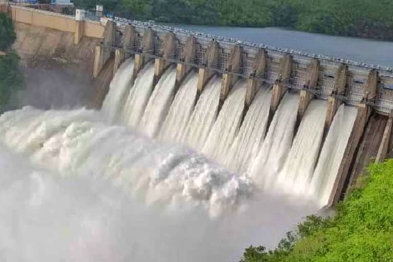 Srisailam Project water level