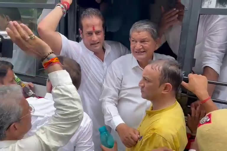 Harish Rawat protest