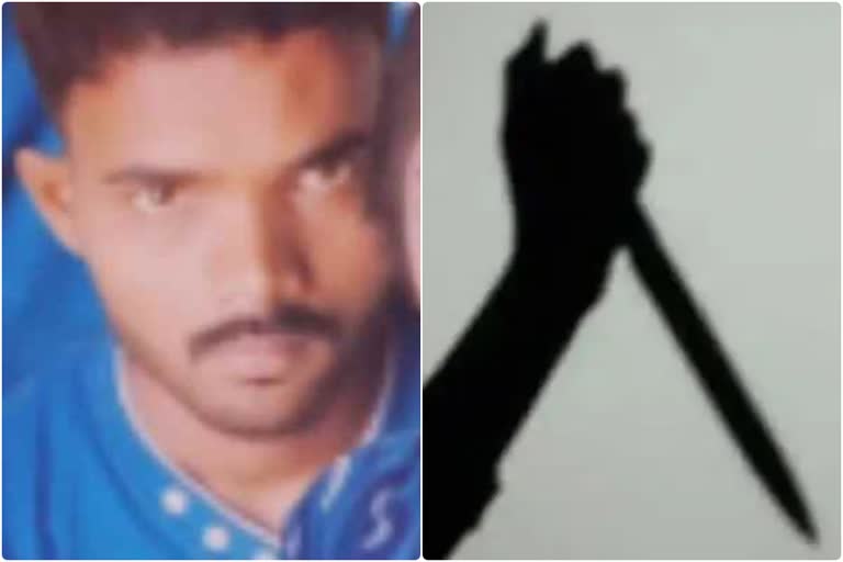 married man beheads ex girlfriend in Vijayanagar  Man cut lovers head in Kudligi  Kannaboranaiya Hatti murder  Latest Karnataka news  Bhojaraj Basavaraj case in Vijayanagara  യുവതിയുടെ കഴുത്തറുത്ത് തലയുമായി യുവാവ് പൊലീസ് സ്റ്റേഷനില്‍ കീഴടങ്ങി  മുന്‍ കാമുകിയെ കഴുത്തറുത്ത് കൊലപ്പെടുത്തി യുവാവ്  കാമുകിയുടെ അറുത്തെടുത്ത തലയുമായി യുവാവ് പൊലീസ് സ്റ്റേഷനില്‍