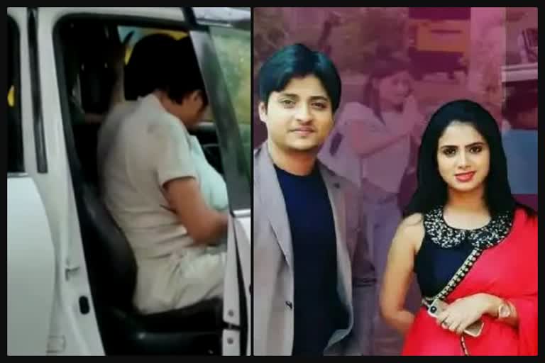 Odisha Actor Babushaan his wife & actress Prakruti Mishra caught fighting on street