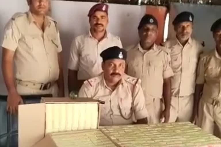 liquor recovered from train