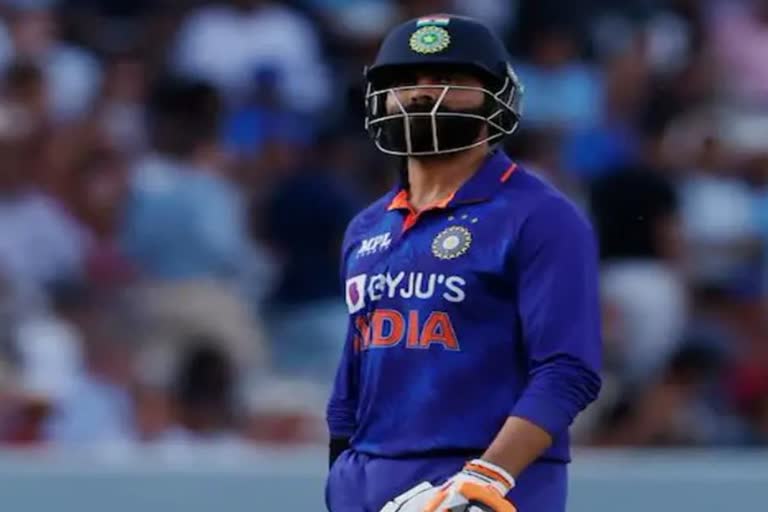 Jadeja ruled out of first two ODIs against West Indies due to knee injury  ravindra jadeja  ravindra jadeja knee injury  ravindra jadeja updates  IND VS WI  ഓള്‍ റൗണ്ടര്‍ രവീന്ദ്ര ജഡേജ  രവീന്ദ്ര ജഡേജയ്‌ക്ക് കാല്‍മുട്ടിന് പരിക്ക്  ഇന്ത്യ vs വെസ്റ്റ്‌ ഇന്‍ഡീസ്