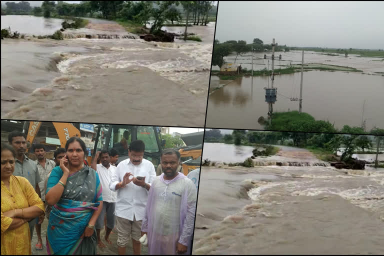 Heavy rains and floods in medak district