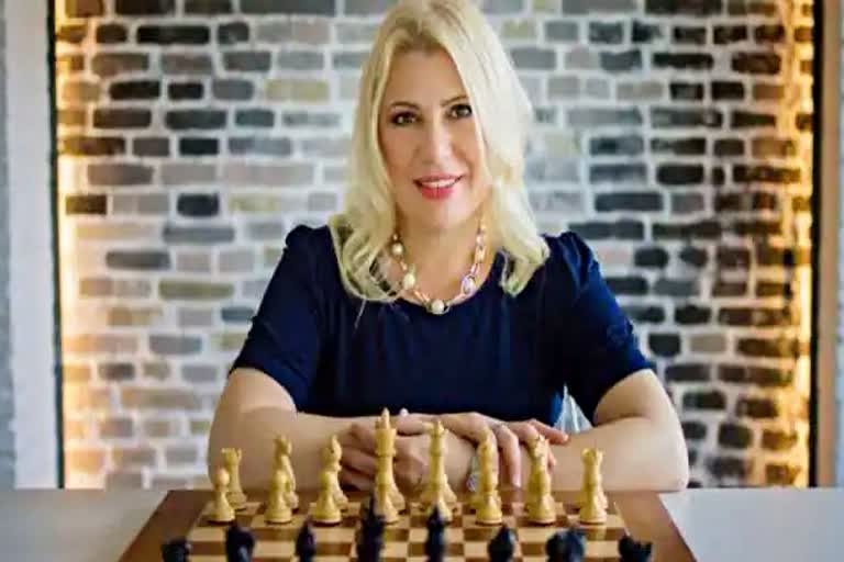 World Champion Susan Polgar  Former Women's World Champion Susan Polgar  44th Chess Olympiad  पूर्व महिला विश्व चैंपियन सुसान पोलगर  मामल्लापुरम  44वां शतरंज ओलंपियाड  चेन्नई में शतरंज