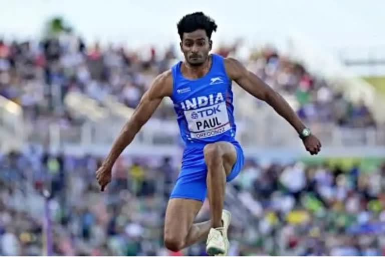 WORLD ATHLETICS CHAMPIONSHIPS INDIAS ALDOS PAUL FINISHES NINTH IN TRIPLE JUMP