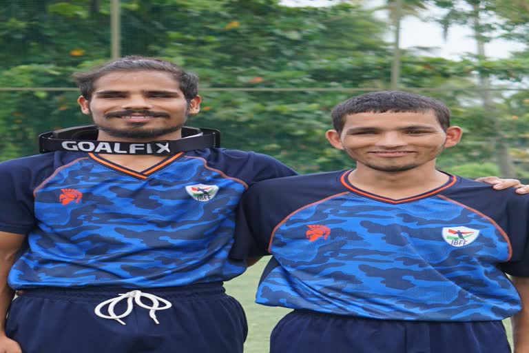 Uttarakhand two blind football players