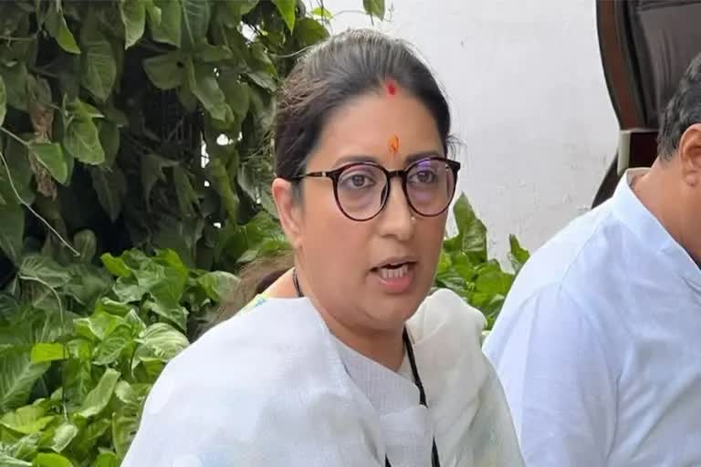 Union Minister Smriti Irani sends legal notice to Congress leaders