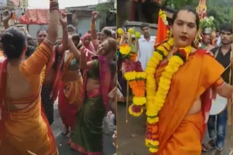 akhad pani festival  transgenders in thane  transgenders akhad pani festival  അഖാഡ് പാനി ഉത്സവം  ട്രാൻസ്ജെൻഡറുകൾ അഖാഡ് പാനി താനെ  അഖാഡ് പാനി ആഘോഷമാക്കി താനെയിലെ ട്രാൻസ്ജെൻഡറുകൾ