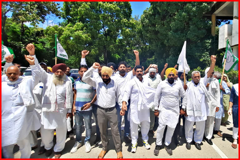 Farmers Protest in Yamunanagar