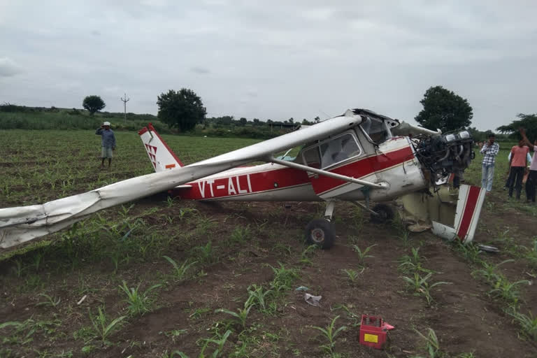 Helicopter crashed in Indapur