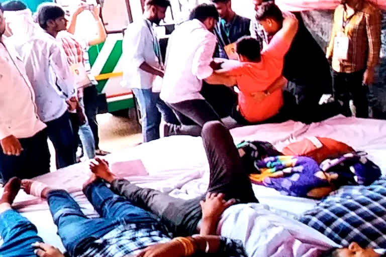 Student fell ill during hunger strike