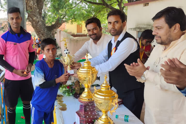 Subroto Cup football tournament in Koderma Jayanagar team champion