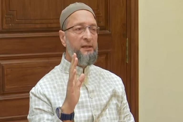 UP govt showering flowers on kanwariyas, bulldozing houses of Muslims: Owaisi