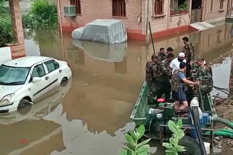 Water logging in Jodhpur