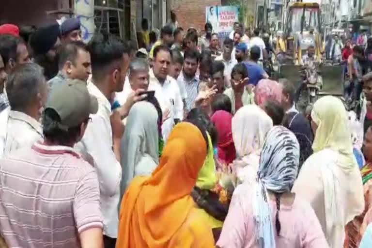 Road Jam In Yamunanagar