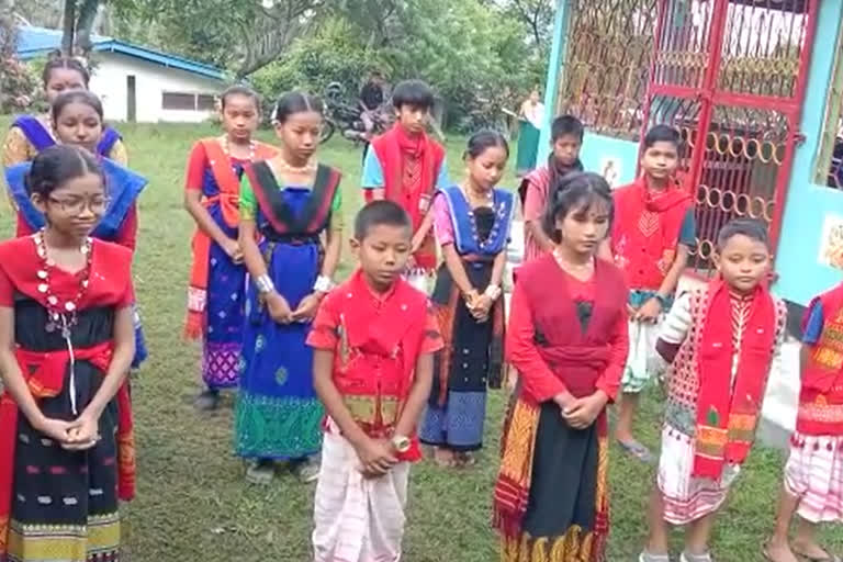 karbi language karbi song workshop in narengi