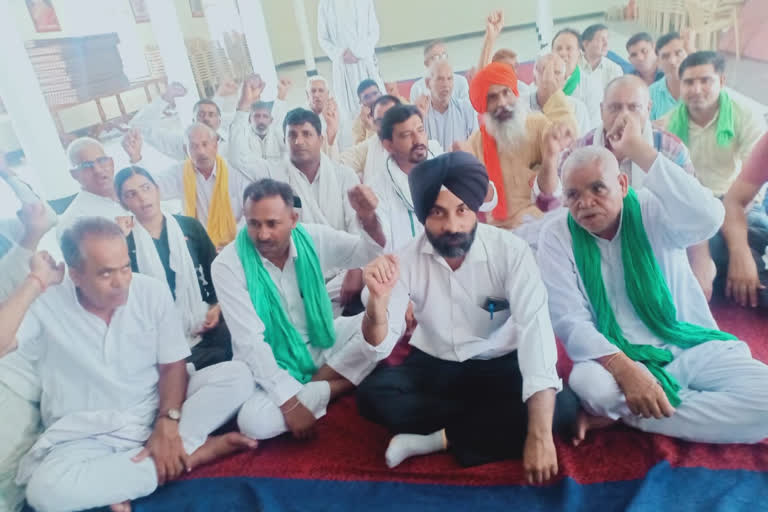 Farmer protest against Simranjit Mann