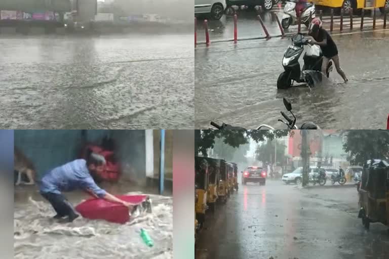 Heavy Rain in Hyderabad