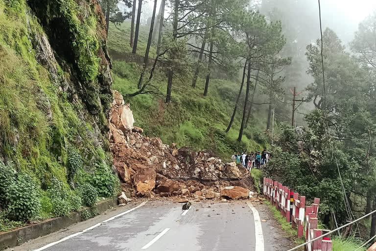 Nainital Bhawali road closed