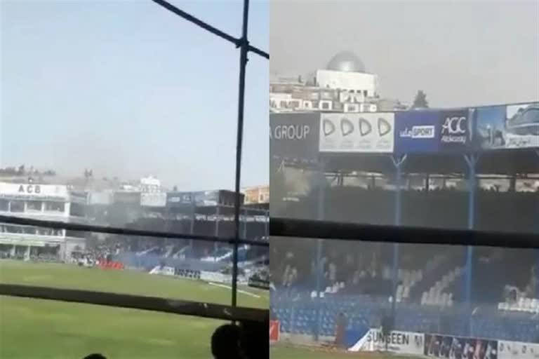 bombblast in cricket stadium