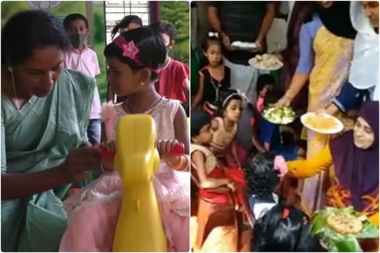 Poshaka Balyam project Pre school  poshaka balyam project for pre school children  project for pre school children  state government project for pre school children  അങ്കണവാടി കുട്ടികള്‍ക്ക് ഇനിമുതല്‍ പാലും മുട്ടയും  സംസ്ഥാന സര്‍ക്കാരിന്‍റെ പോഷക ബാല്യം പദ്ധതി  പ്രീ സ്‌കൂള്‍ കുട്ടികള്‍ക്കായി സംസ്ഥാന സര്‍ക്കാര്‍ പദ്ധതി