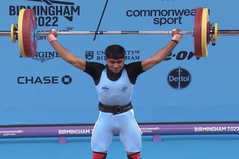 Sanket Sargar wins silver in weightlifting