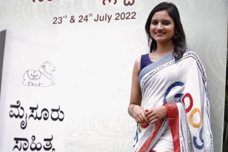 Kannada actress Ranjani Raghavan in Google saree