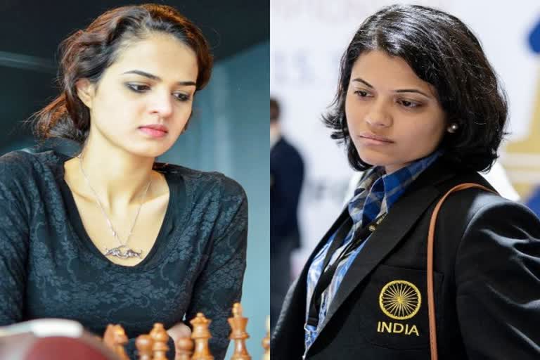 Chess Olympiad  Chess Olympiad 2022  India B Team Beat Estonia  शतरंज ओलंपियाड  भारत की बी टीम  मामल्लापुरम  शतरंज  खेल समाचार  विश्व चैम्पियन मैग्नस कार्लसन  कोनेरू हम्पी और मारिसा जुरिएल  Koneru Humpy and Marisa Juriel  World Champion Magnus Carlsen  sports news