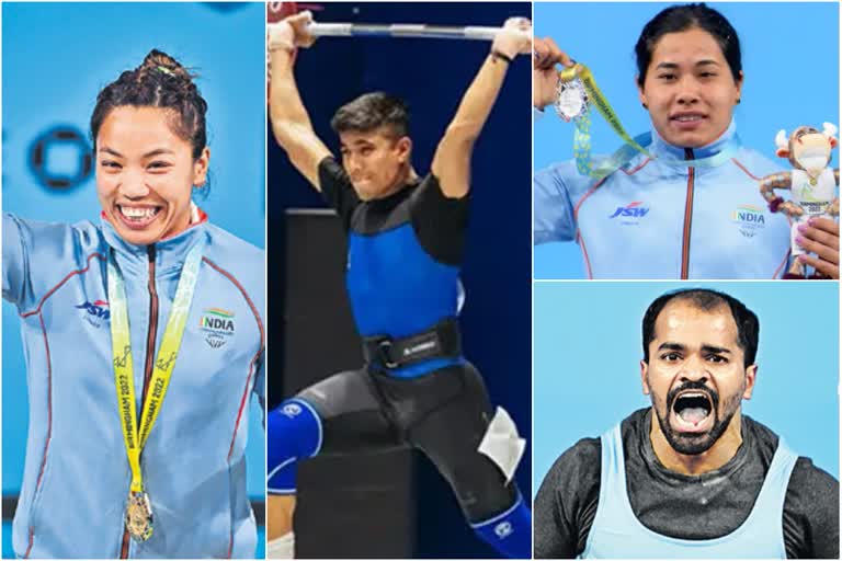 commonwealth games 2022 India won four medals in weightlifting