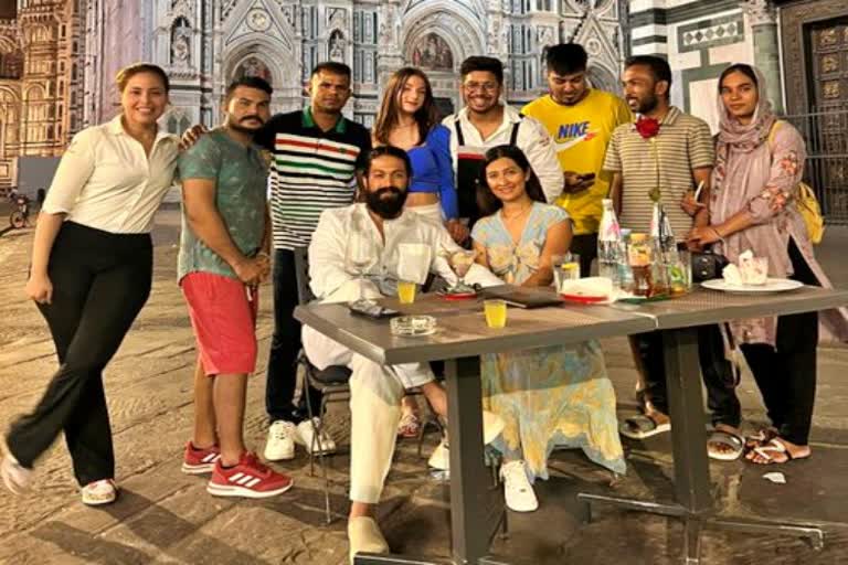 Yash Shares A Pic With Fans From Italy