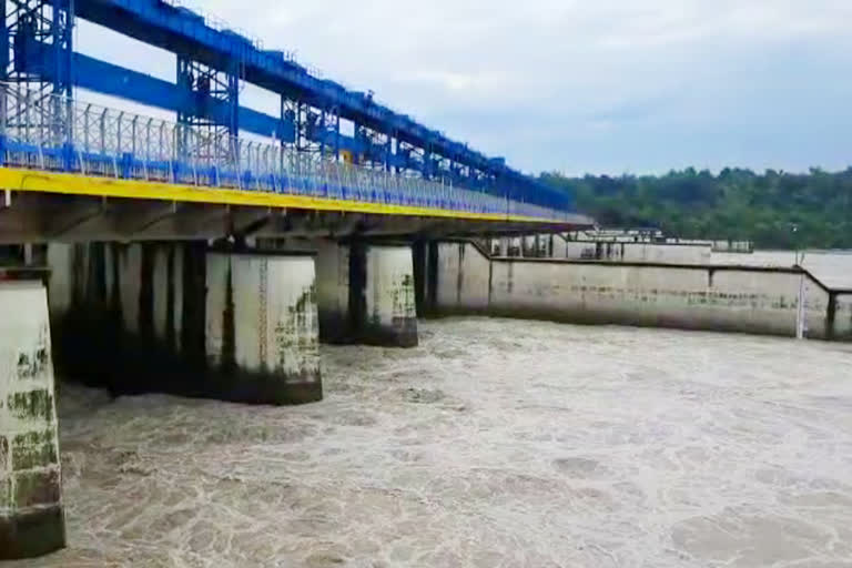 Ganga flowing at danger