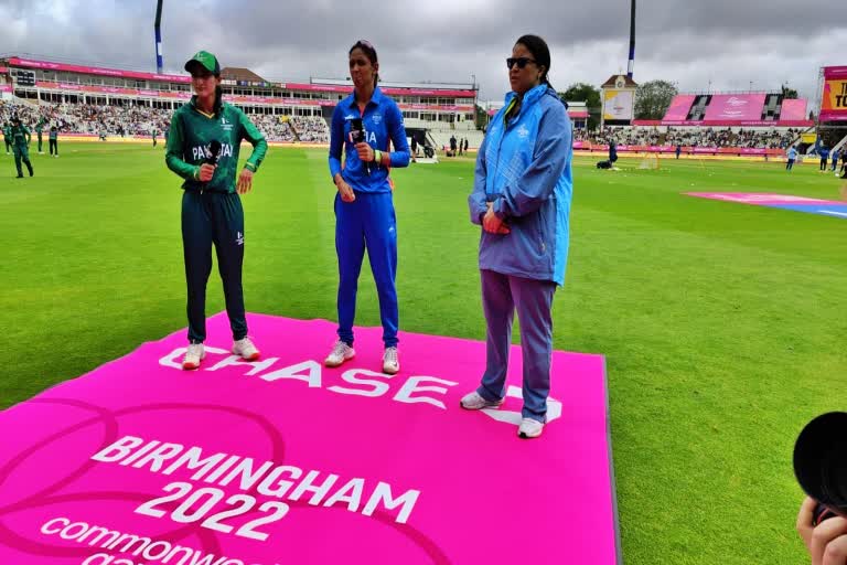 pakistan won the toss and opted to bat first in CWG 2022 against india