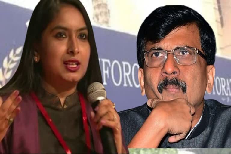 Swapna Patkar and Sanjay Raut