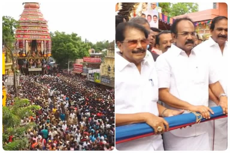 Video:உலக புகழ்பெற்ற ஸ்ரீவில்லிபுத்தூர் ஆண்டாள் கோயில் தேரோட்டம்