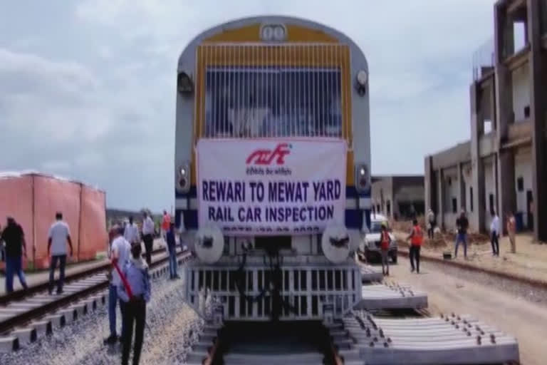 freight corridor trial run in nuh