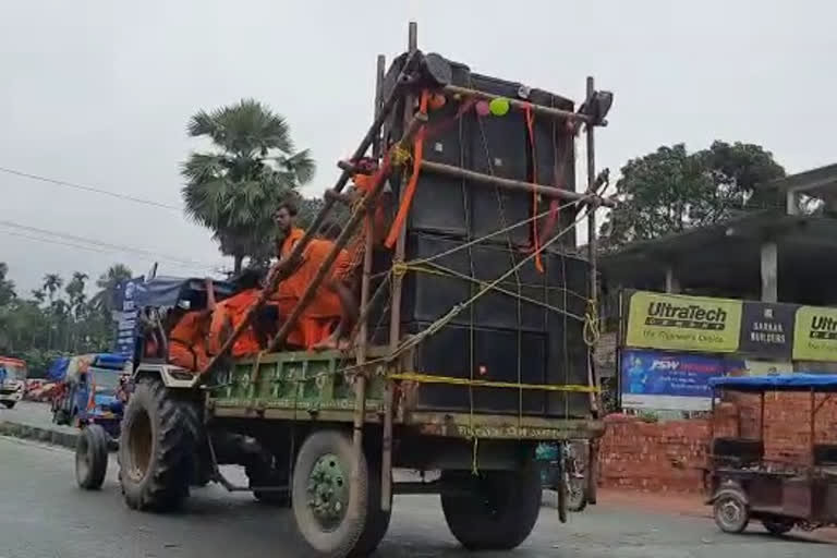 Jalpaiguri Police Takes Step on Using Sound System by Pilgrims