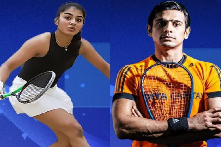 Commonwealth Games 2022  CWG 2022  Sourav Ghosal semi-final loss in squash  Sunaina Kuruvilla secures silver  स्क्वैश पुरुष सिंगल्स  सौरव घोषाल  सुनैना कुरुविला