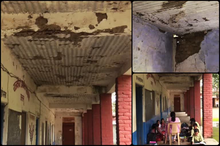 Higher Secondary School Alsu in bad condition