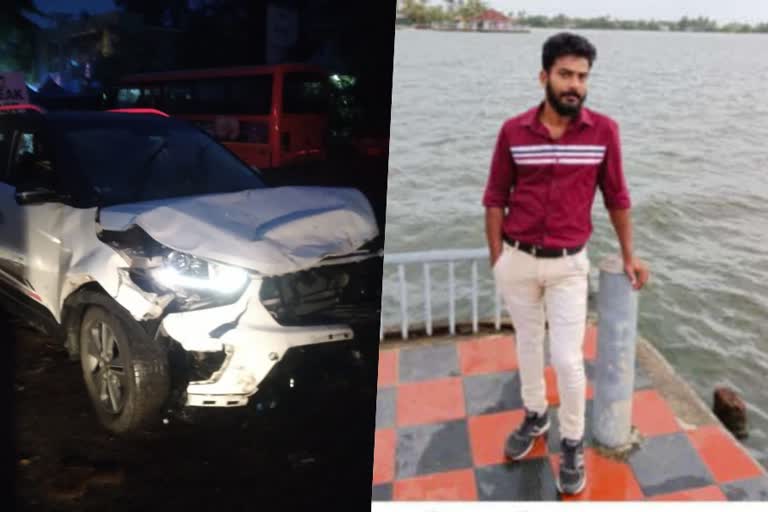 accident death  auto driver accident death in alapuzha  auto driver accident death  accident death in alapuzha  ആലപ്പുഴ അപകടം  ആലപ്പുഴയില്‍ ഓട്ടോ ഡ്രൈവര്‍ മരിച്ചു  യാത്രക്കാരുമായി സവാരി പോയ ഓട്ടോയിൽ കാറിടിച്ച് ഡ്രൈവർക്ക് ദാരുണാന്ത്യം  ആലപ്പുഴയില്‍ ഓട്ടോ ഡ്രൈവര്‍ മരിച്ചു