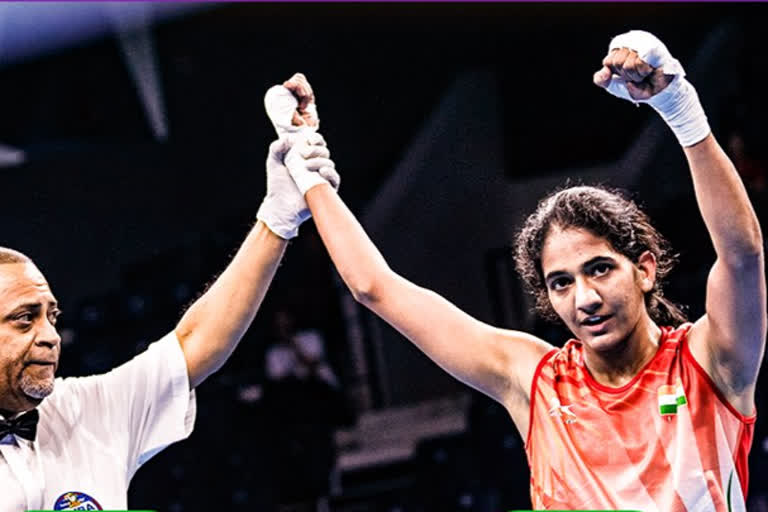 bhiwani boxer Neetu Ghanghas in semifinal