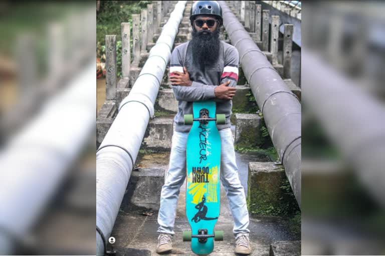 kashmir to kanyakumari journey on skating board