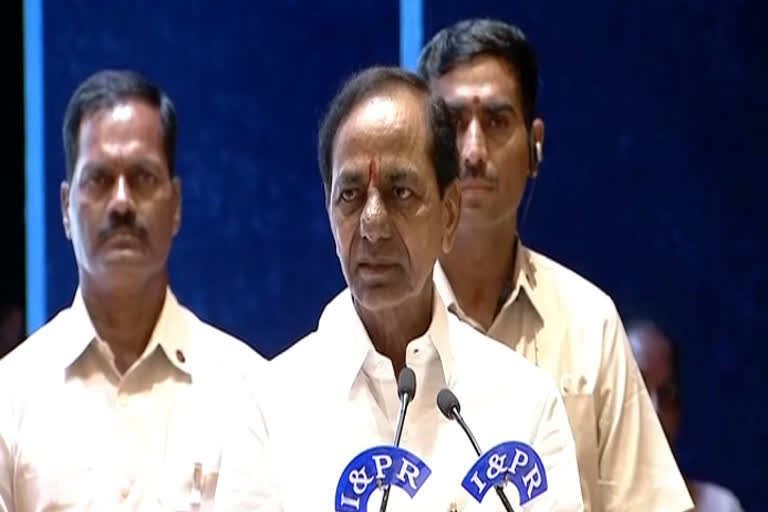 CM KCR Speech in Police Command Control Centre in Hyderabad