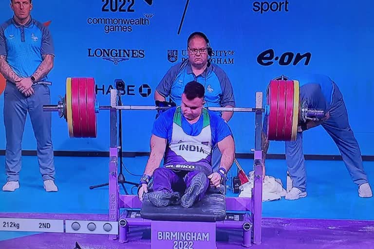 Sudhir wins gold in para powerlifting mens heavyweight event at Commonwealth Games