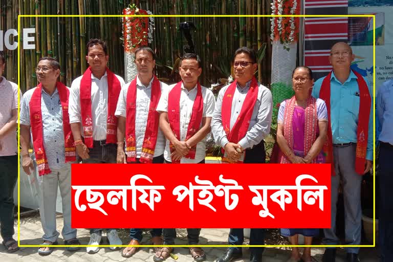 Tiranga Sales center and selfie point opened in Diphu