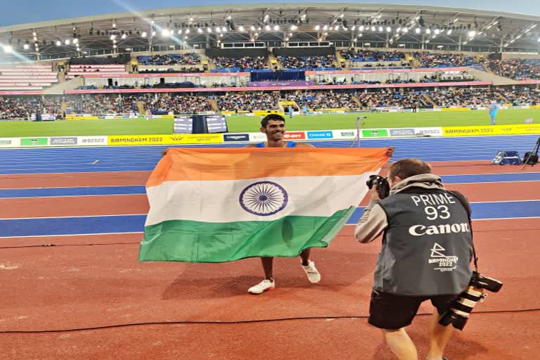 commonwealth games 2022  CWG 2022  Murali Sreeshankar  Murali Sreeshankar in commonwealth games 2022  Commonwealth Games in Mens Long Jump  india in CWG 2022  birmingham  मुरली श्रीशंकर  राष्ट्रमंडल खेल 2022  एथलेटिक्स प्रतियोगिता में भारत