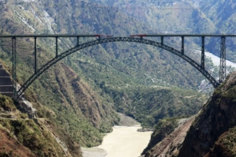 World highest Chenab River bridge