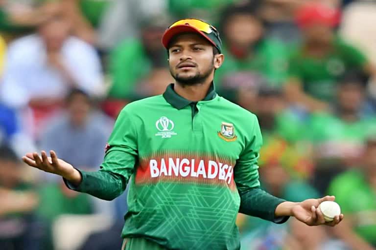 Bangladesh Cricket Board  BCB to probe Shakib s post supporting betting company  Shakib Al Hasan  international cricket council  ICC  शाकिब अल हसन  बांग्लादेश के सबसे बड़े क्रिकेट स्टार शाकिब अल हसन  अंतरराष्ट्रीय क्रिकेट परिषद  आईसीसी