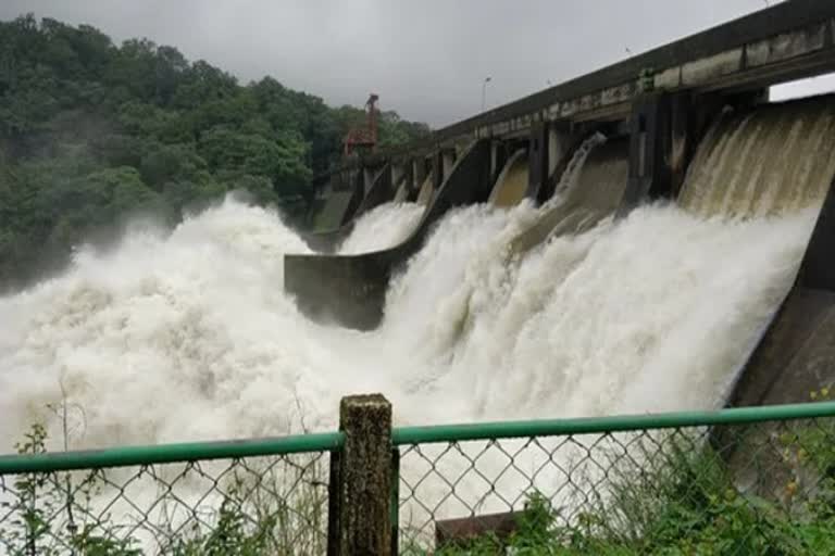 blue alert at kaki anathode reservoir  kaki reservoir blue alert  കക്കി ആനത്തോട് റിസര്‍വോയർ  കക്കി റിസർവോയർ നീല അലർട്ട്  നീല അലര്‍ട്ട്  കെഎസ്ഇബി ലിമിറ്റഡ്  ശബരിഗിരി ജലവൈദ്യുത പദ്ധതി  പത്തനംതിട്ട ജില്ല കലക്‌ടര്‍ ഡോ ദിവ്യ എസ് അയ്യര്‍