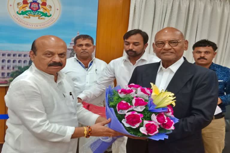 Anil Agarwal meets CM Basavaraj Bommai
