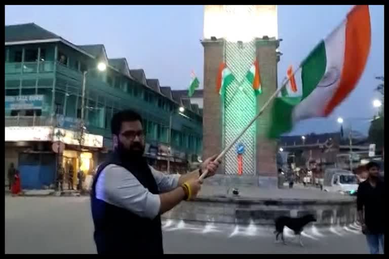 kartikey sharma in Har Ghar Tiranga Campaign